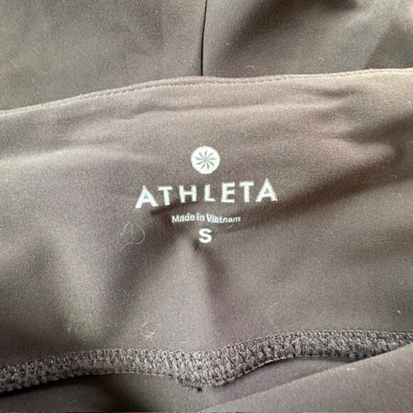 ATHLETA Stellar‎ Espresso Brown High Rise Tight Leggings Zip pockets Size Small - Picture 4 of 8